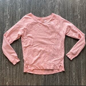 Zella Long sleeve yoga peach top. XS